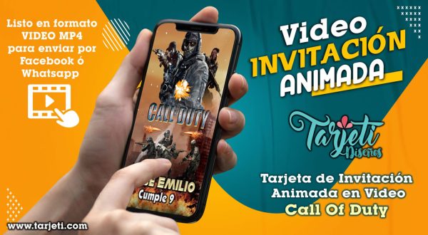 Video Invitación de Call Of Duty en MP4