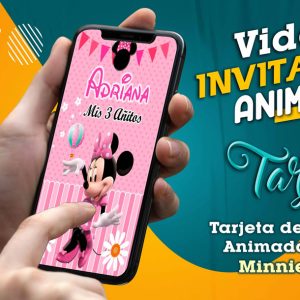 Video Invitación de Minnie Mouse en MP4