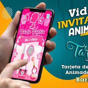 Video Invitación de Barbie 2 en MP4