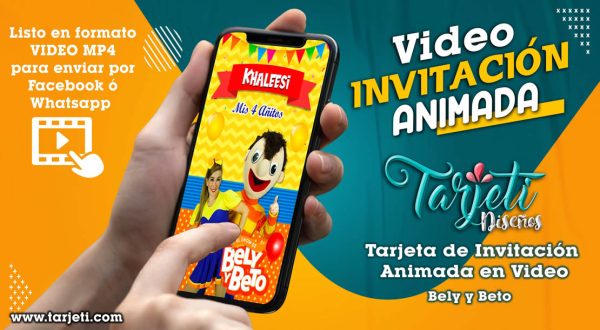 Video Invitación de Bely y Beto en MP4