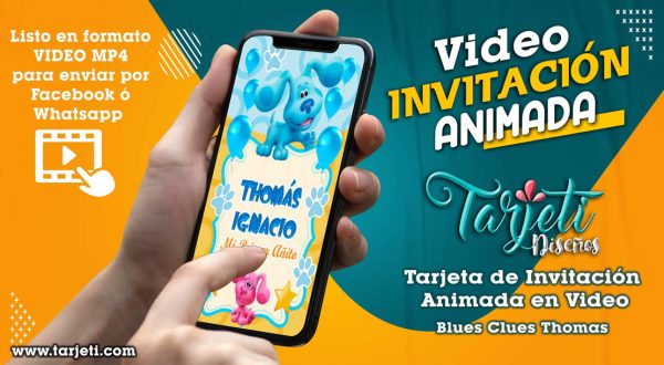 Video Invitación de Blues Clues 2 en MP4