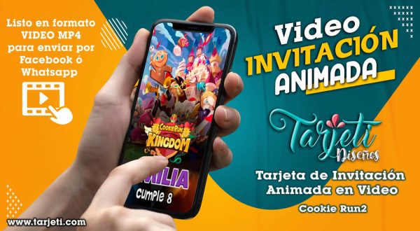 Video Invitación de Cookie Run 2 en MP4