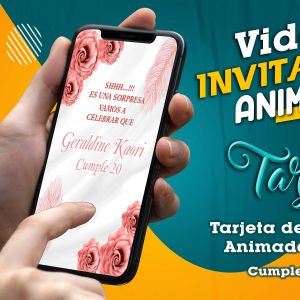 Video Invitación de Cumple 20 Nude Adulto en MP4