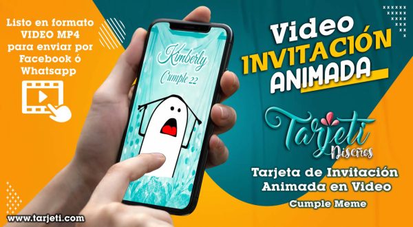 Video Invitación de Cumple Flork Meme en MP4