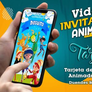 Video Invitación de Duendes Mágicos Varón en MP4