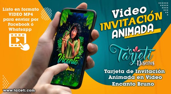 Video Invitación de Encanto Bruno en MP4