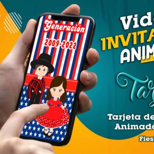 Video Invitación de Fiestas de Chile en MP4