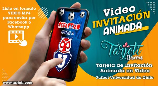Video Invitación de Futbol Universidad de Chile en MP4