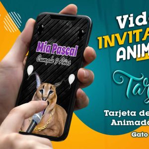 Video Invitación de Gato Floppa en MP4