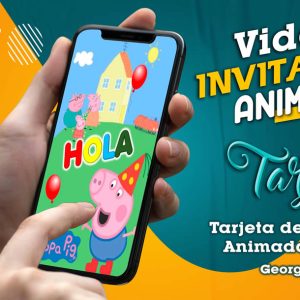 Video Invitación de George Peppa en MP4