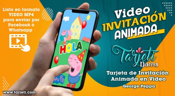Video Invitación de George Peppa en MP4