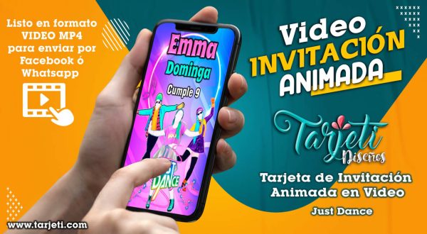 Video Invitación de Just Dance en MP4