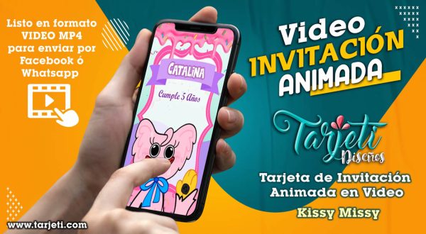 Video Invitación de Kissy Missy en MP4