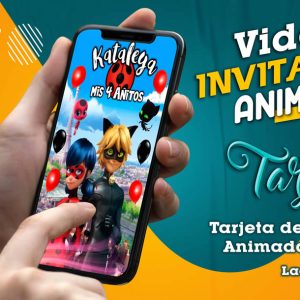 Video Invitación de Lady Bug 2 en MP4
