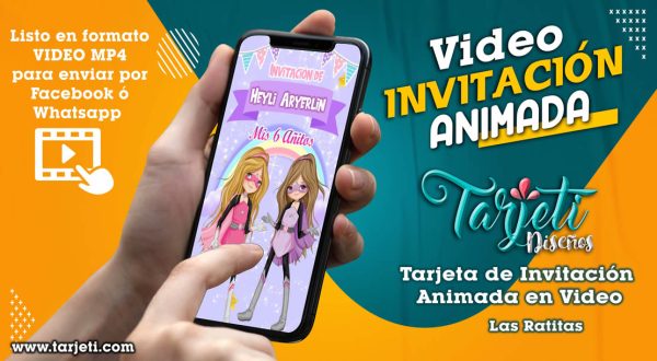 Video Invitación de Las Ratitas en MP4
