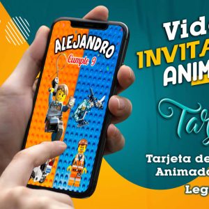 Video Invitación de Lego City en MP4