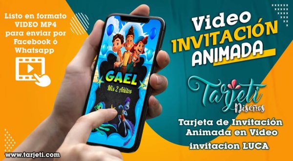 Video Invitación de Luca en MP4