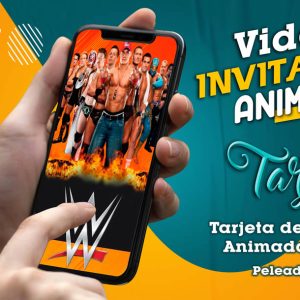 Video Invitación de Peleadores WWE en MP4
