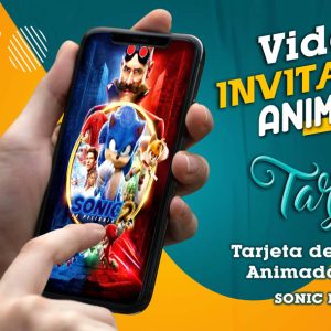 Video Invitación de SONIC la Pelicula 2 en MP4