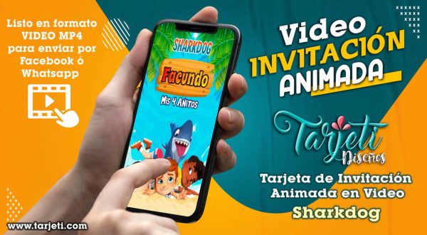 Video Invitación de Sharkdog Tibucan en MP4