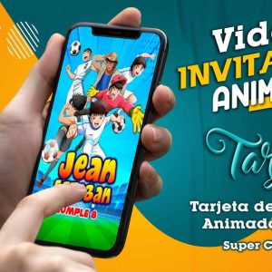 Video Invitación de Super Campeones en MP4