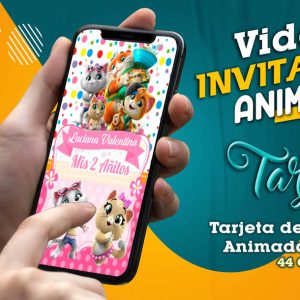 Video Invitación de 44 Cats en MP4