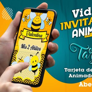 Video Invitación de Abejitas en MP4