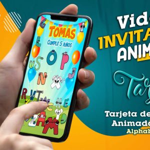 Video Invitación de Alphabet Lore en MP4