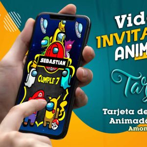Video Invitación de Among Us 2 en MP4