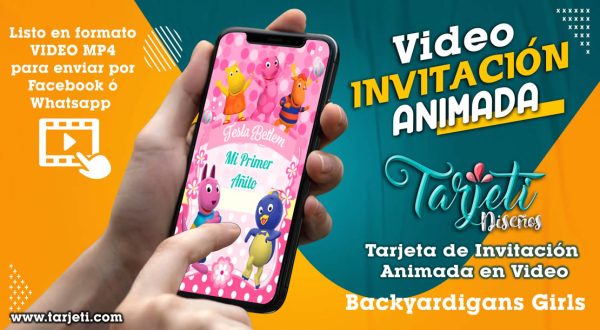 Video Invitación de Backyardigans Girl en MP4