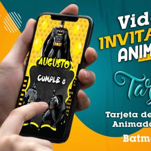 Video Invitación de Batman 02 en MP4