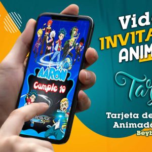 Video Invitación de Beybladeen en MP4