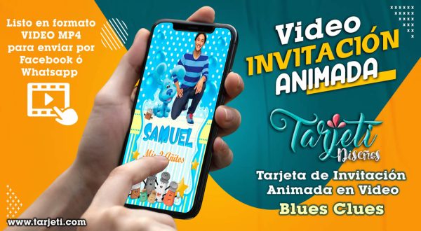 Video Invitación de Blues Clues en MP4