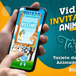 Video Invitación de Bluey en MP4