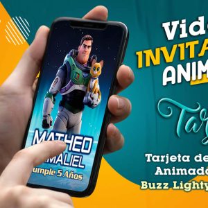 Video Invitación de Buzz Lightyear Pelicula en MP4