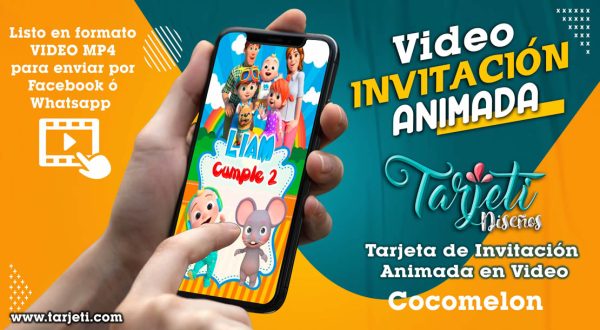 Video Invitación de Cocomelon en MP4