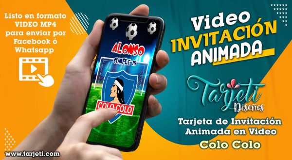 Video Invitación de Colo Colo en MP4