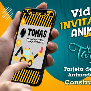 Video Invitación de Construccion 02 en MP4