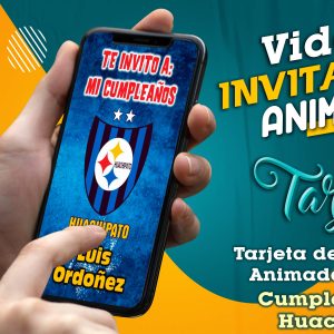 Video Invitación de Cumple Adulto Huachipato en MP4