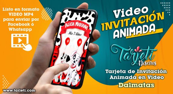 Video Invitación de Dalmatas en MP4