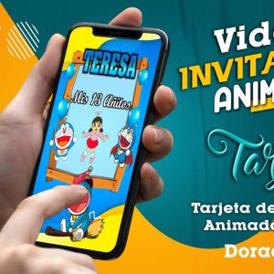 Video Invitación de Doraemon en MP4