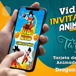Video Invitación de Dragon Ball Z  en MP4