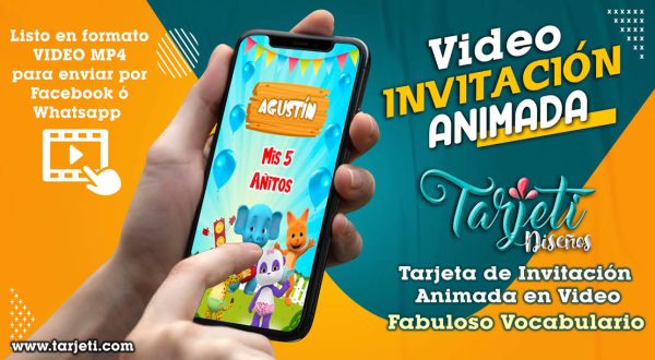Video Invitación de Fabuloso Vocabulario en MP4