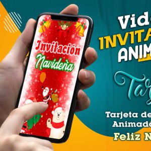 Video Invitación de Feliz Navidad en MP4