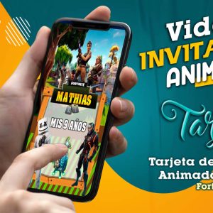 Video Invitación de Fortniteen en MP4