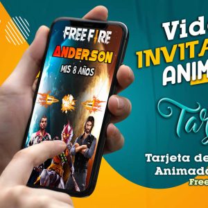 Video Invitación de Free Fire en MP4