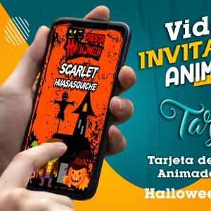 Video Invitación de Halloween en MP4
