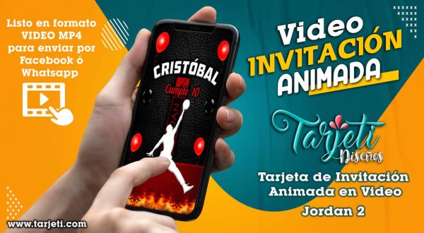 Video Invitación de Jordan 2 en MP4