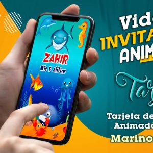 Video Invitación de Marino Oceano en MP4