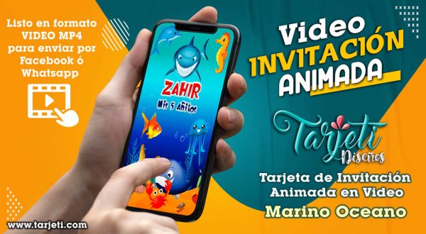 Video Invitación de Marino Oceano en MP4